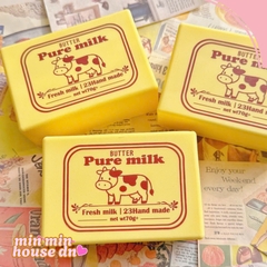 Squishy HT Cục Bơ Phô Mai Con Bò Sữa