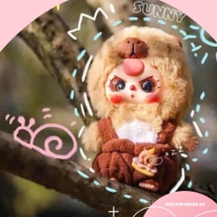 Blind box Baby three BB3 v3 mini bảng mới nhất dễ thương nhỏ nhắn có móc khóa