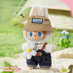 POP MART THE MONSTERS FALL IN WILD  SERIES-Vinyl Labubu Cúc Nhỏ 17cm