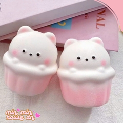 Squishy HT Bé Gấu trong cúp dễ thương chậm tăng slow
