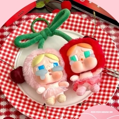 POP MART CRYBABY Crying for love series - Vinyl Plush Hanging Card ( love you chery much ) Live Seal SP