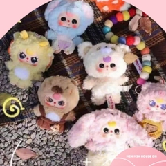 Blind box Baby three BB3 v3 mini bảng mới nhất dễ thương nhỏ nhắn có móc khóa
