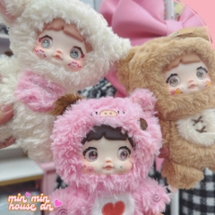 Nommi Ver 1 Động Vật Đáng Yêu, Blind Box Ngẫu Nhiên, móc khoá túi gấu bông