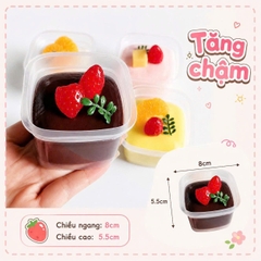 Squishy HT Mochi Hộp Vuông dính nhẹ