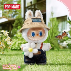 POP MART THE MONSTERS FALL IN WILD  SERIES-Vinyl Labubu Cúc Nhỏ 17cm