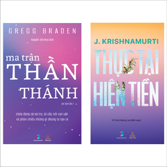 Combo Sách Krishnamurti Thực Tại Hiện Tiền Và Ma Trận Thần Thánh