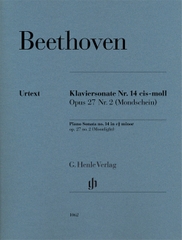Piano Sonata no. 14 c sharp minor op. 27 no. 2 (Moonlight)