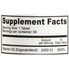 Vitamin D  2400 IU của Deva (90 Viên)