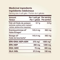 Viên uống bổ mắt Omega-3 của NutraSea (120 viên)