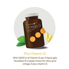 Viên uống NutraSea + Vitamin D Gel của Nature's Way (150 viên)