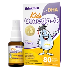Thuốc xịt DHA 80 với Omega 3 dạng lỏng Thinkmist (100ml)