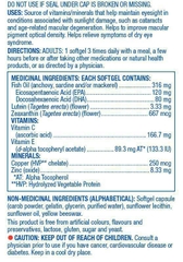 Thuốc bổ mắt AREDS 2 và Omega-3 của Equate (100 viên)