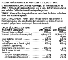 Omega-3 và vitamin tổng hợp bổ mắt với AREDS 2, AMD của VITALUX
