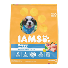 Thức ăn khô cho chó con Iams Smart Proactive Health (13,9kg)