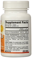 Vitamin D  2400 IU của Deva (90 Viên)