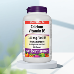 Viên Uống Xương, Răng Với Canxi, Vitamin D3 Webber Naturals (180 viên)