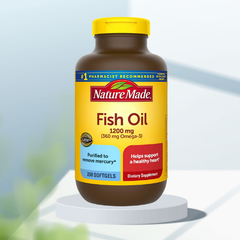 Viên Uống Dầu Cá Omega 3 với 1200mg (360mg Omega 3) (200 viên)