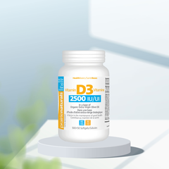 Vitamin D3 2500 IU/UI của prairie naturals (500+50 viên)