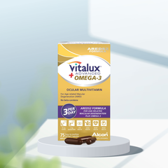 Omega-3 và vitamin tổng hợp bổ mắt với AREDS 2, AMD của VITALUX
