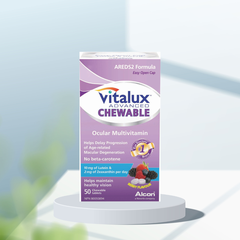 Vitamin tổng hợp cho mắt nhai được với AREDS 2, AMD của VITALUX