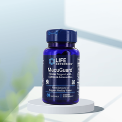 Hỗ trợ mắt MacuGuard với Astaxanthin Life Extension (60 viên)