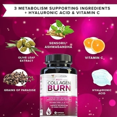 Viên uống giảm cân trắng da Collagen Burn 90 viên từ Canada