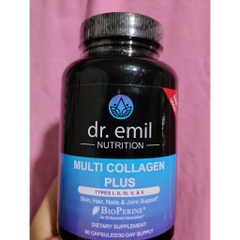 Viên uống trắng da Dr. Emil Multi Collagen Plus hỗ trợ da, móng, tóc và khớp 90 viên