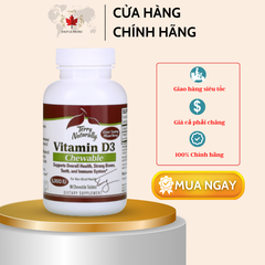 Vitamin D3 5000 IU của Terry Naturally (90 viên)