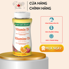 Kẹo dẻo Vitamin D3 của Nature's Bounty (90 viên)