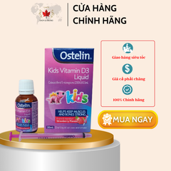 Siro của Ostelin D3 Kids Dạng Lỏng Nhỏ Giọt (20 mL)