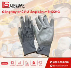 Găng tay phủ PU lòng bàn mã 1221G