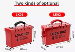 Hộp khóa nhóm di động bằng thép 12 lỗ khóa LOCKEY LK01