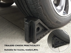 Chèn bánh xe tam giác 3 tấn bằng cao su CC-D17