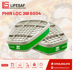 Phin lọc 3M 6004 dùng cho mặt nạ phòng độc| Amoniac, Methilamin