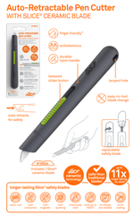 Bút cắt an toàn dạng bút SLICE 10512 Auto-Retractable Ceramic Pen Cutter