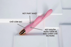 Máy Massage Có Nhánh Nhỏ Gọn Nhiều Chế Độ Rung Tỏa Nhiệt