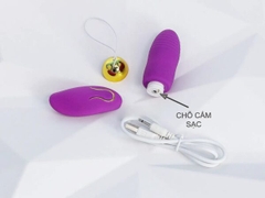 Trứng Rung Safiman Pin Sạc 7 Chế Độ Cực Mạnh