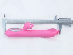 Máy Massage Lưỡi Liếm 2 Đầu Telescopic Liếm, Rung, Thụt, Tỏa Nhiệt Pin Sạc