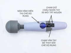 Máy Massage Điểm G Âm Đạo Louge 818 Rung 9 Chế Độ Cực Mạnh
