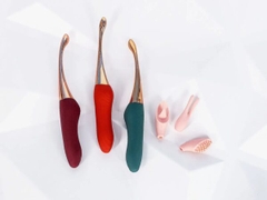 Máy Mát Xa Điểm G 3 Đầu Pin Sạc Nhỏ Gọn