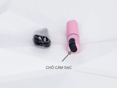 Trứng Rung Thỏi Son Nhỏ Gọn 10 Chế Độ Rung Mạnh Mẽ