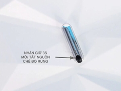 Trứng Rung Tình Yêu Viên Đạn Pin Sạc