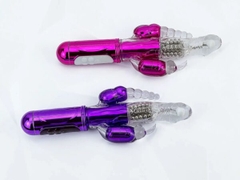 Dương Vật Giả 3 Đầu Rung Thụt Ngoáy Pin Sạc Cao Cấp