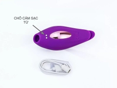 Lưỡi Liếm Rung Hút 9 Chế Độ Nhỏ Gọn Bỏ Túi