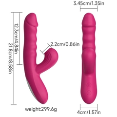Dương Vật Giả VIBRATOR Bú Mút Rung Thụt 10 Chế Độ