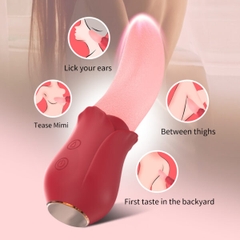 Lưỡi Liếm Điểm G Nhỏ Gọn Rung Cực Mạnh