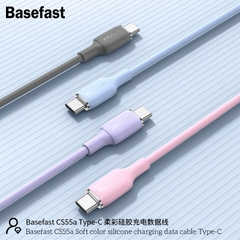 Cáp sạc Type C 3A dây Silicon siêu bền - Basefast CS55a