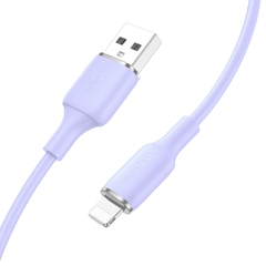 Cáp sạc nhanh 2.4A USB to lightning dây silicon siêu bền - Basefast CS55i