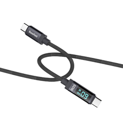 Cáp sạc báo công suất 60W Type C to Type C - Basefast SUN SERI CS27C
