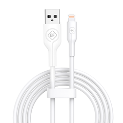 Cáp sạc nhanh Silicon 2.4A USB to Lightning -  Basefast MECURY SERI CS56i